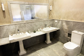 Bathroom 2, courtyard level
